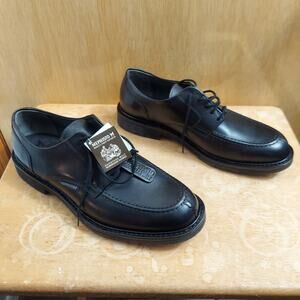 Mephisto Phoebus Men's US 10 Goodyear Welt Black Leather Captoe Oxford Shoes NWT